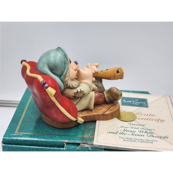 WDCC Sleepy “Zzzzzzz” Figurine Snow White Seven Dwarfs Disney Retired Box COA - Picture 13 of 16